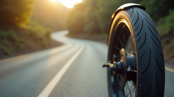 Un pneu moto Bridgestone : performance et confort sur route